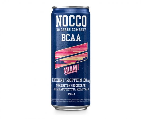 NOCCO BCAA Miami Strawberry, 330 ml
