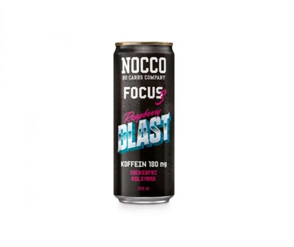 NOCCO FOCUS 3 Raspberry Blast, 330 ml