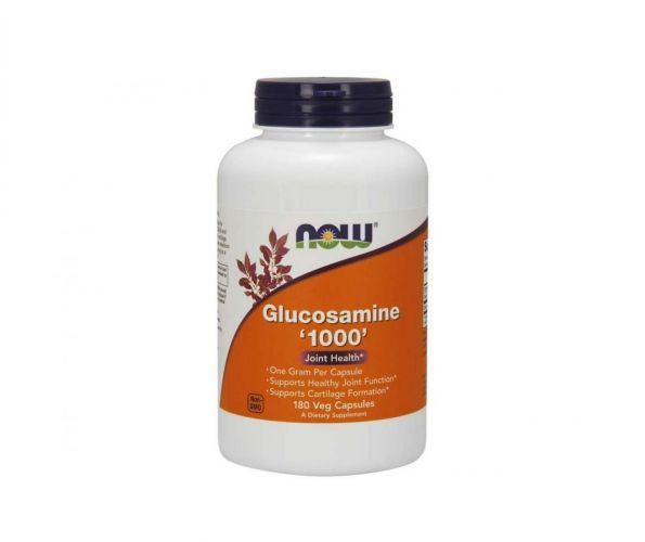 NOW Foods Glucosamine 1000 mg, 180 kaps. (päiväys 5/24)