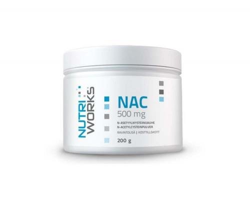 Nutri Works NAC-jauhe 500 mg, 200 g