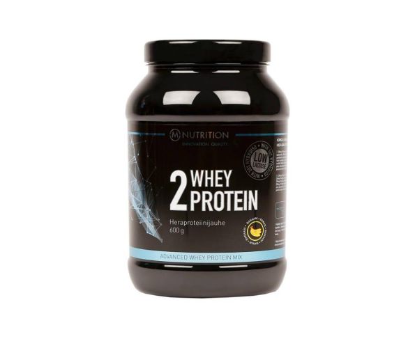 M-Nutrition 2Whey Protein 600 g Banaani (Poistuva maku)