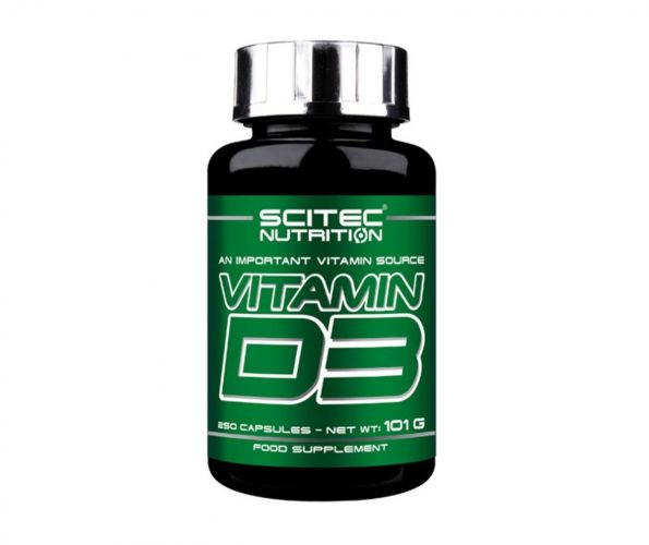 Scitec Vitamin D3 250 kaps, 12,5 mcg