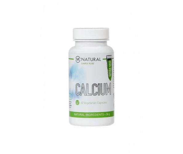 M-Natural Calcium 125 mg, 60 kaps.