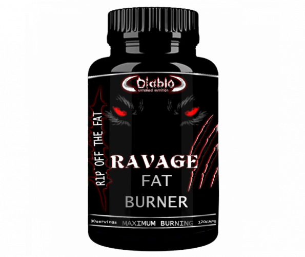 Diablo RAVAGE Fat Burner, 120 kaps.
