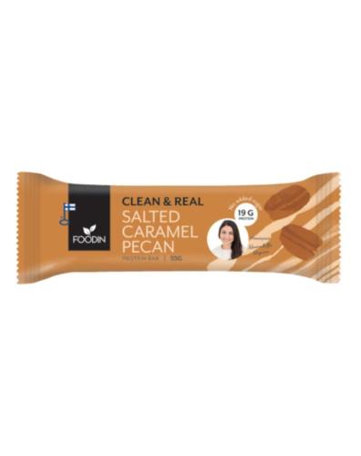 FOODIN Clean & Real Protein Bar, 55 g, Salted Caramel (6/24)