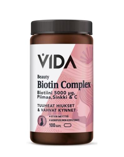 Vida Beauty Biotin Complex, 100 kaps
