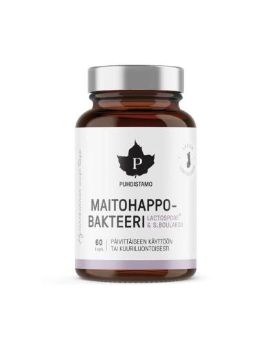 Puhdistamo Maitohappobakteeri - Lactospore & Boulardii