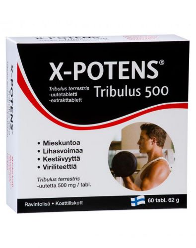 X-Potens Tribulus 500, 60 tabl.