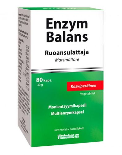 Enzymbalans, 80 kaps.