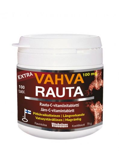 Vitabalans Extra Vahva Rauta, 100 tabl.