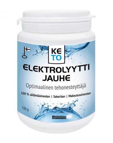 Vitabalans KETO Elektrolyyttijauhe, 120 g