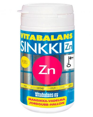 Vitabalans Sinkki Zn, 90 purutabl.