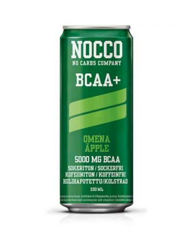 NOCCO BCAA+ Omena, 330 ml (Kofeiiniton)