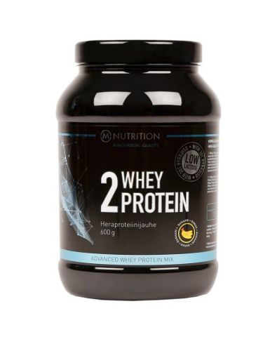 M-Nutrition 2Whey Protein 600 g Banaani (Poistuva maku)