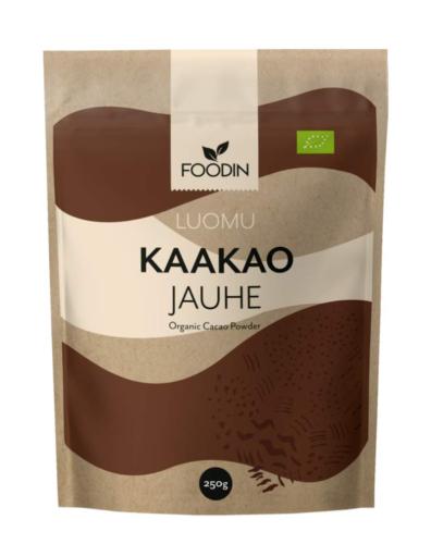 FOODIN Kaakaojauhe, Raaka, 250 g