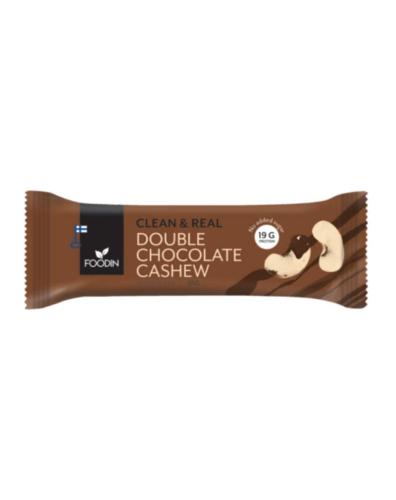 FOODIN Clean & Real Protein Bar, 55 g, Double Chocolate Cashew