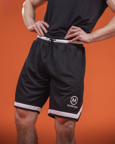 M-Nutrition Mesh Training Shorts, Black