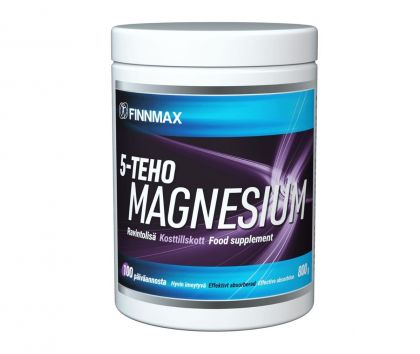 Finnmax 5-TehoMagnesium (ZMA) (päiväys 5/23)