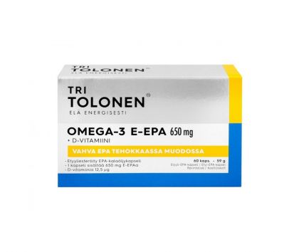 Tri Tolonen Omega-3 E-EPA 650 mg