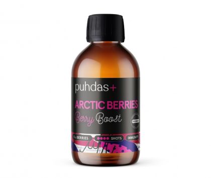 Puhdas+ Arctic Berries Berry Boost Shot, 200 ml
