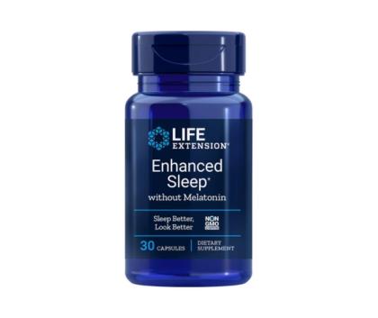 LifeExtension Enhanced Sleep Without Melatonin, 30 kaps.