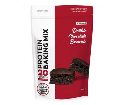 Bodylab Protein Baking Mix, Double Chocolate Brownie, 400 g