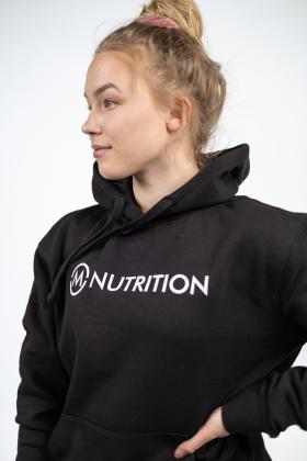 M-Nutrition Unisex huppari, valkoisella logolla
