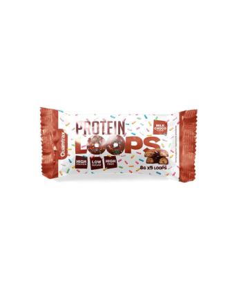 Quamtrax Protein Loops, Milk Choco, 40 g