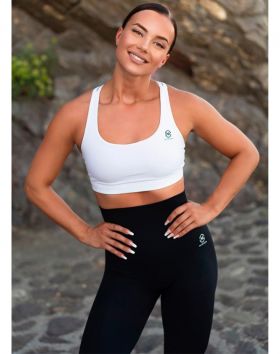M-NUTRITION Sports Wear Workout Top, White