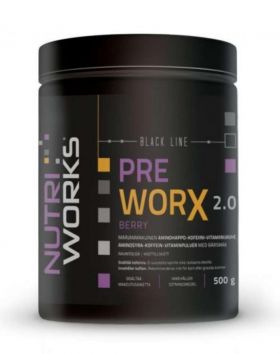 Nutri Works Black Line Pre WorX 2.0, 500 g, Berry