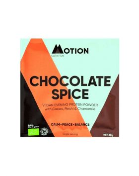 Motion Nutrition Chocolate Spice Protein, 12 x 30 g