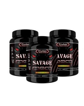 Big Buy: 3 kpl Diablo Savage Pre-Workout 454 g, Ultimate Orange