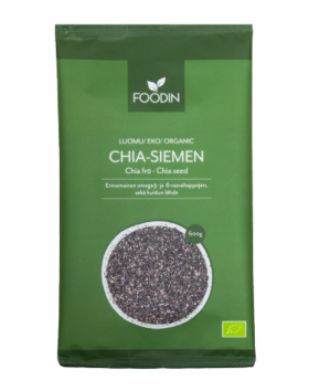 FOODIN Chia-siemenet, 600 g