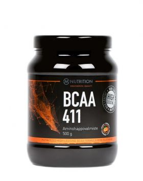 M-Nutrition BCAA 411 500 g Persikka (Poistuva maku)