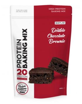 Bodylab Protein Baking Mix, Double Chocolate Brownie, 400 g