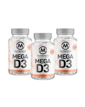 Big Buy: 3 kpl M-Nutrition Mega D3 (360 kaps.)